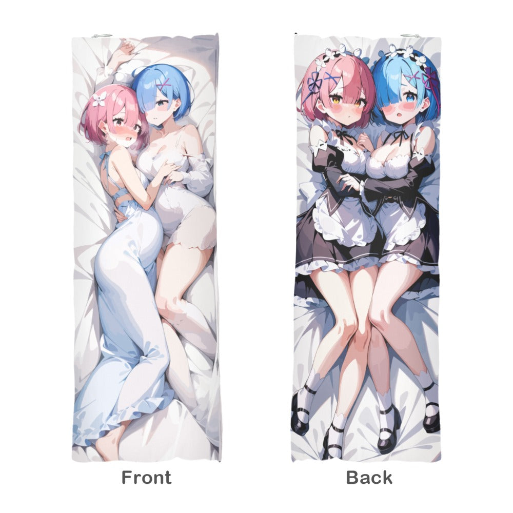 Rem & Ram Re:Zero Pregnant Body Pillow Case Dakimakura