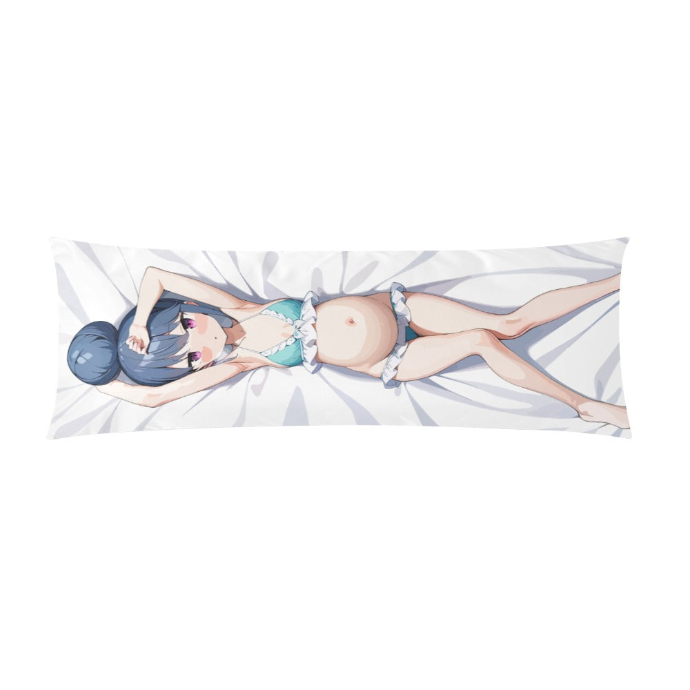 Rin Shima Laid-Back Camp Yuru CampΔ Pregnant Body Pillow Case Dakimakura