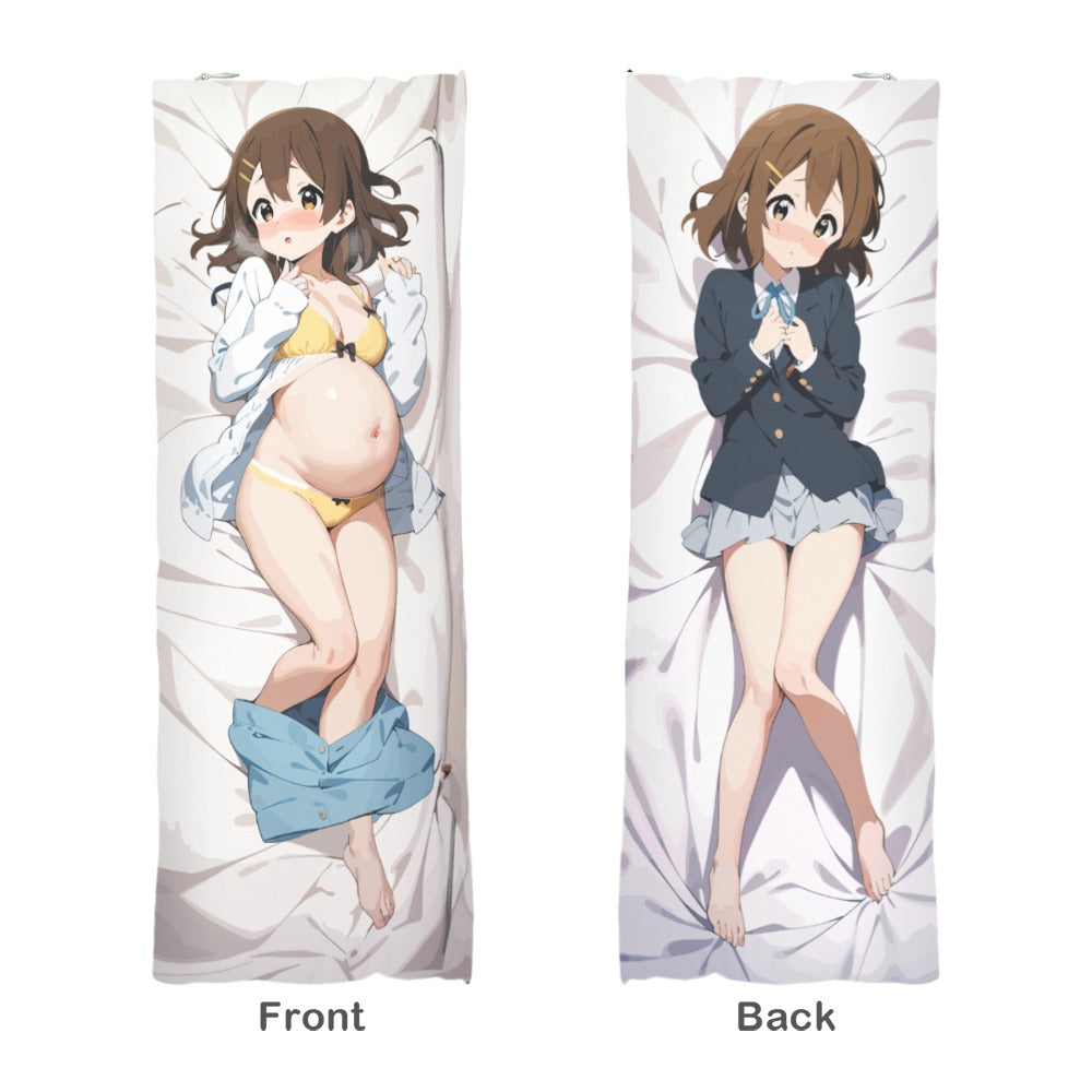 Yui Hirasawa K-ON! Pregnant Body Pillow Case Dakimakura