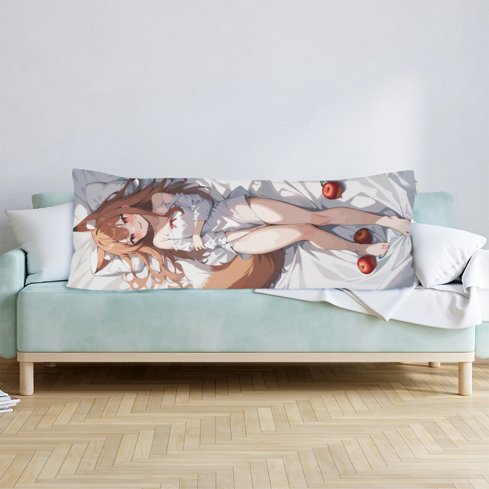 Holo Spice and Wolf Pregnant Body Pillow Case Dakimakura