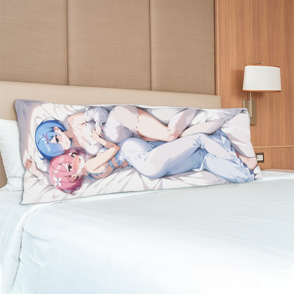 Rem & Ram Re:Zero Pregnant Body Pillow Case Dakimakura