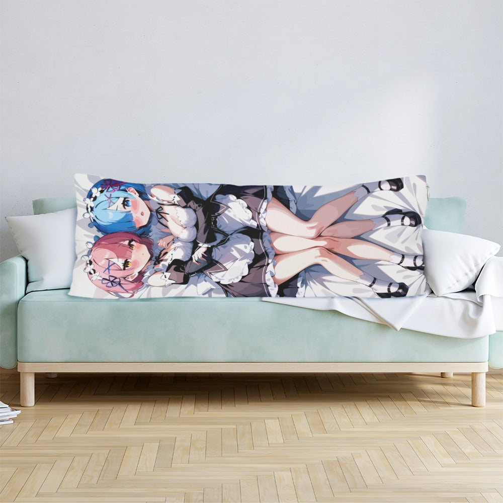 Rem & Ram Re:Zero Pregnant Body Pillow Case Dakimakura